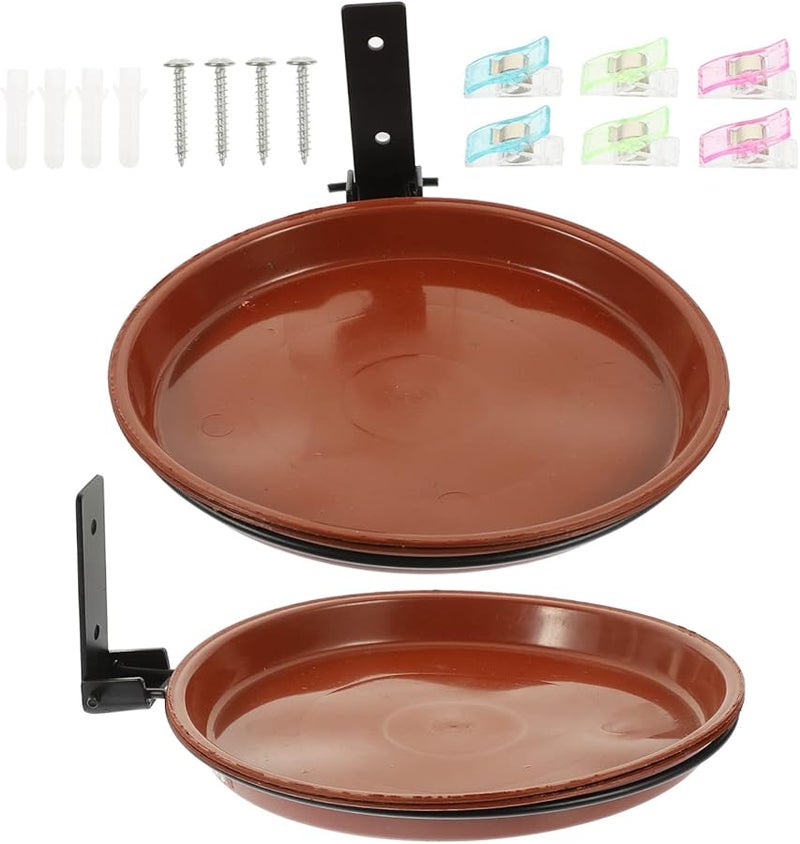 Heavy Duty Hanging Bird Feeder Tray and Bird Bath for Patios Gardens Balconies - Image 1